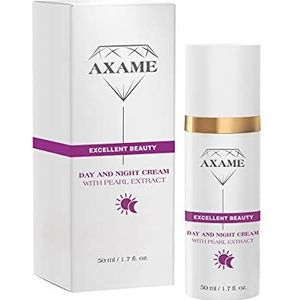 Axame Dag- en nachtcrème Premium vochtinbrengende hypoallergene anti-aging anti-rimpelcrème met perlextract, 50 milliliter