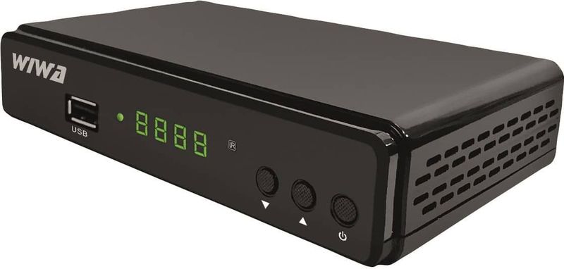Wiwa - Esperanza EV104 - TV Set-Top Box - Zwart - H.265 - DVB-T/T2