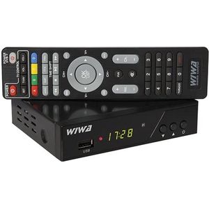 Wiwa - Tuner TV H.265 Pro - TV-ontvanger - Zwart