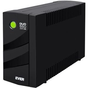 Ever - Duo 550 Avr - USB Line-Interactive - 0.55kVA - 4-Poorts UPS