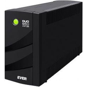 Ever - Duo 850 AVR USB - UPS - AC 230 V - 550 Watt - 850 VA - Loodzuur
