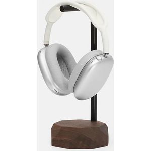 Oakywood Headphones Stand - Massief Walnoot - Echt Hout Koptelefoon Standaard Houder - Stijlvol Clean Desk Design