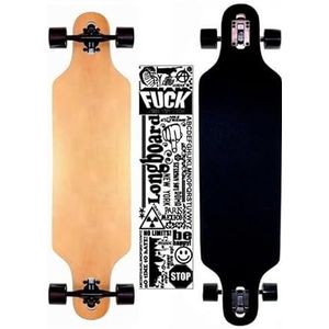 Longboard Wood, personaliseerbaar, Nils Skateboard, 40 inch, 101,5 cm