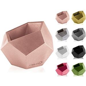 CONCRETTE Bloempot Bloempot Cement Plantenbak van beton vierkant geometrisch Ø 9 cm / Ø 12 cm | 17 kleuren