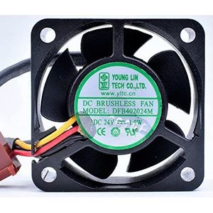 DFB402024M 4CM 24V 1.9W 3-Wire Converter Fan 4020 Server Fan