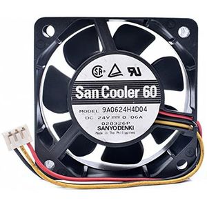 Original fan san cooler 9A0624H4D04 24V 0.06A 6CM Mute inverter cooling fan