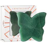 Crystallove Aventurine Butterfly Gua Sha massage-instrument