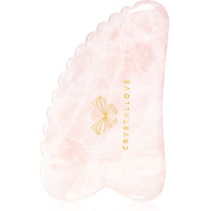 Crystallove Rose Quartz 3D Gua Sha massage-instrument