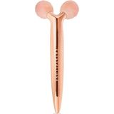 Crystallove - 3D Lift Rose Quartz Roller - Gezichtsmassage - Roze - Natuursteen