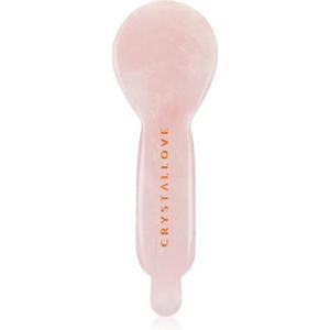 Crystallove Rose Quartz Spoon Eye Gua Sha massageapparaat voor rond de ogen 1 st