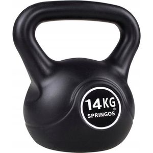 Springos PVC Kettle Bell | Ketllebell | 14 kg