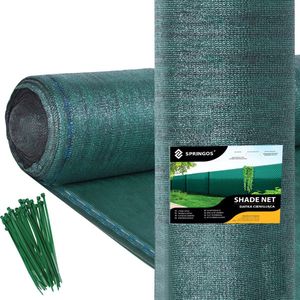 Springos Zichtbreeknet - Zichtdoek - Privacynet - Schaduwdoek - Rol 1 X 50 M - 90 % Schaduw