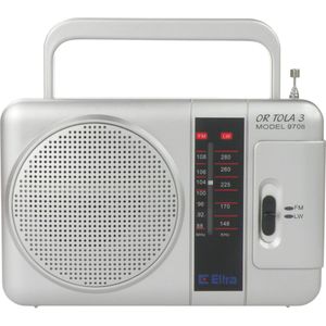 Eltra - Tola 3 - Draagbare Radio - Zilver - Analoog - FM, LW