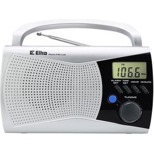 Elta - KINGA 2 - Radio - Zilver - Draagbare Radio-ontvanger met LCD-display