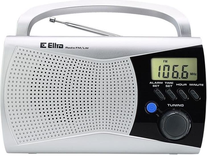 Elta - KINGA 2 - Radio - Zilver - Draagbare Radio-ontvanger met LCD-display