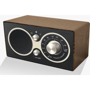 Elta - Bluetooth Kogelradio - Grijs - Houten Behuizing