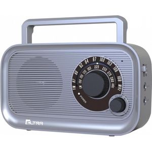 Elta - HANIA - Radio - Grijs - FM en Lange Golf - AUX Aansluiting