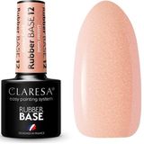 Claresa - UV/LED Base Rubber Nagellak - Tint 12 - 5 g