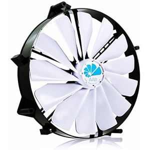 AABCOOLING Super Silent Fan 25 - Silent and Efficient 218mm Fan with 4 Anti-vibration Pads, Cooling Fan, Air Cooler, Silent Case Fan, Fans PC 14,9 dB