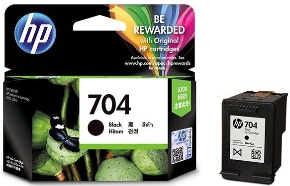 HP 704 (CN692A) inktcartridge zwart (origineel)