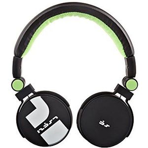 XX.Y stereo hoofdtelefoon moderne look volumeregeling en microfoon voor telefoongesprekken kabel groen