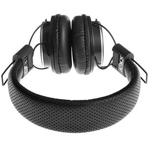 XX.Y® Stereo hoofdtelefoon met geïntegreerde MP3/4-speler voor SD/SDHC-kaarten en FM-radio, zwart