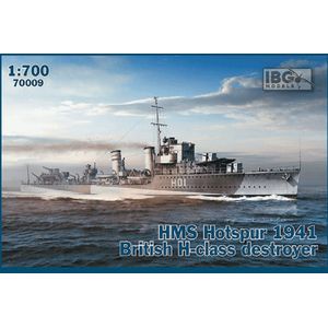 Ibg Plastic model ship HMS Hotspur 1941 British H-class destroyer