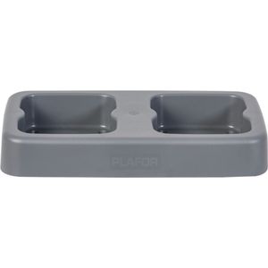 Plafor - Plastic Prullenbak Houder - 2x75L