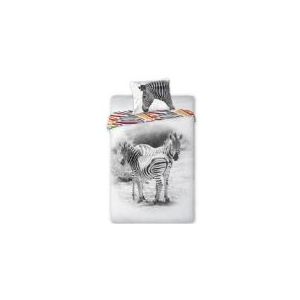 Animal Pictures Zebra - Dekbedovertrek - Eenpersoons - 140 x 200 cm - Multi