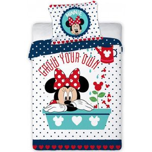 Disney Minnie Mouse BABY dekbedovertrek grow your own - 100x135cm + 40x60cm - 100% katoen