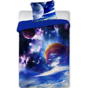 Dekbedovertrek - Wit - Katoen - 240x220 cm