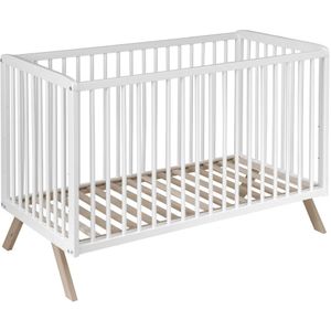 Cabino Baby bed / Ledikant Teresa met Verstelbare bodem - Wit 60 x 120 cm