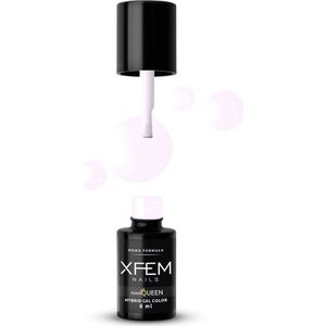 XFEM UV/LED Hybrid Gellak Mi Gentle 6ml. #0163 - Paars - Glanzend - Gel nagellak