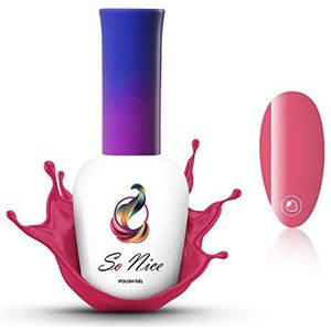 So Nice Gellak UV LED, Canyon Rose, Pink, 8 ml