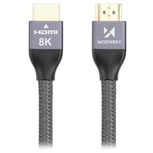 Wozinsky HDMI 2.1 8K 60Hz / 4K 120Hz / 2K 144Hz Kabel - 3m - Grau