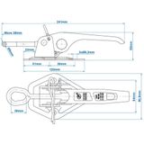 Pro Plus Spansluiting - 90.5 x 241 mm - SPP ZB-03A