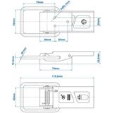 ProPlus - SPP ZB-07 - Spansluiting - 56 x 173,5 mm - Hoge Trekkracht - Dekra-gekeurd