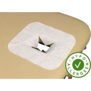 Disposable 200 stuks face cover voor massagetafels - hoofdsteun hoesjes - Gezichtskussens - X vorm