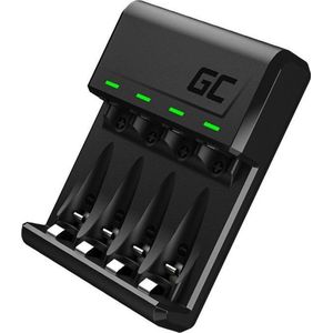 GREEN CELL GC VitalCharger Ni-MH AA en AAA Batterij oplader met Micro USB en USB-C poort