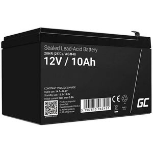 Green Cell 12V 10Ah 10000mAh F1 (4.74mm) VRLA AGM accu