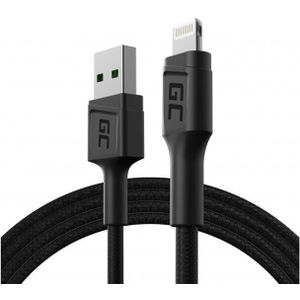 Green Cell Cable USB-A voor Lightning GC, 120cm voor iPhone, iPad, iPod, quick charging