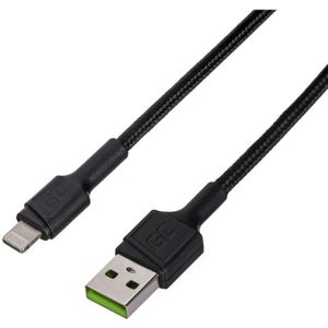 Kabel GC PowerStream USB-A - Lightning 30cm snel opladen Apple 2.4A.