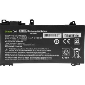 GreenCell Laptop Batterij voor HP ProBook- 11.55V - 3400mAh (3400 mAh), Notebook batterij, Zwart