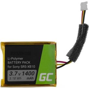 GreenCell Luidsprekerbatterij voor Sony SRS-XB10 SRS-XB12, Stroomvoorziening voor de camera, Groen