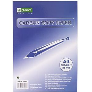 D.RECT Paper, blauw schrijvend, DIN A4, 25 vellen/verpakking