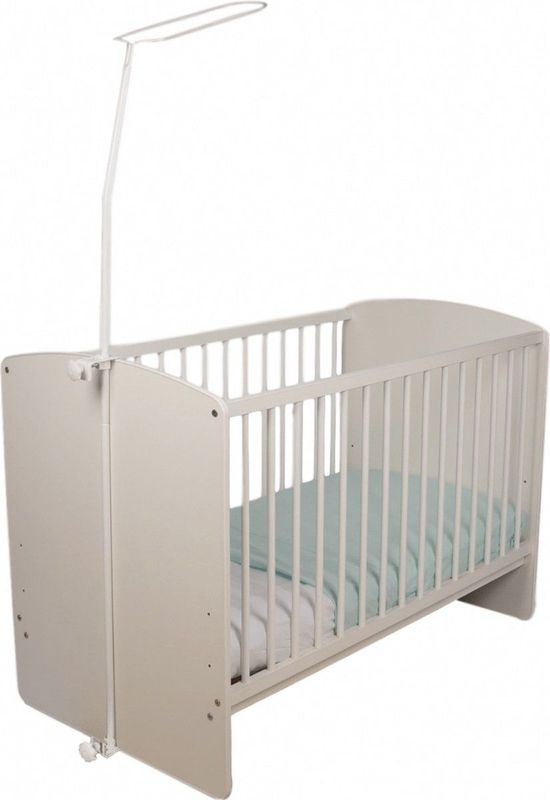 Tega Baby Wit Piekstok & Sluierstandaard met Klembevestiging DM-009