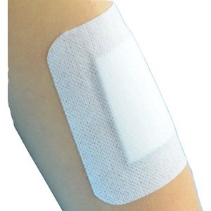 Eilandpleisters  - Wondpleisters - 6 x 15cm - Elastopor STERIL - Wondpleisters - Wondgenezing Pleisters - Rechthoekige pleister - 50 stuks