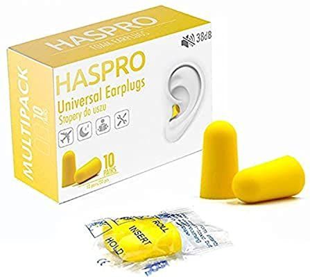 HASPRO - Multi10 - Oordoppen - 10 Paar - Ultrazacht Schuim - SNR 38 dB
