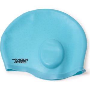 Aqua Speed Siliconen Badmuts Comfort - Zwemmuts met speciale uitsparing voor de oren One Size - Aqua