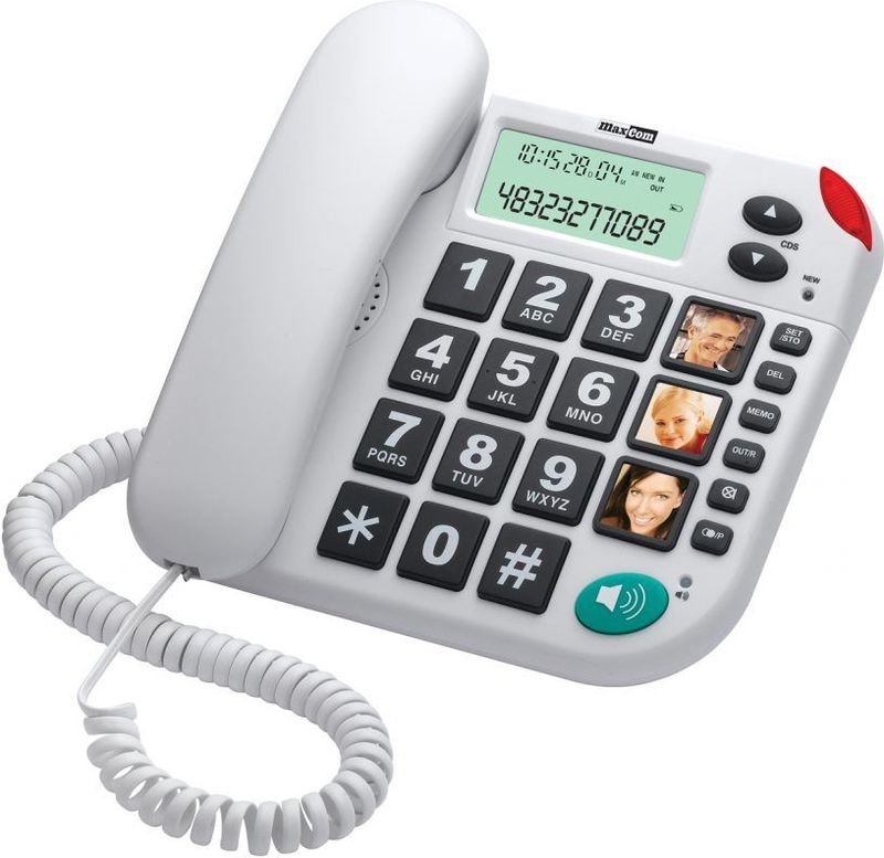 Maxcom - KXT 480 - Telefoon - Wit - Analoge Vaste Telefoon